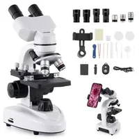 Microscop-compus-profesional-binocular-set-cu-mărire-40-2000