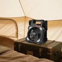 Ventilator-solar-portabil-20000mAh-cu-lampă-LED-8-inch