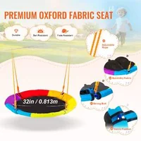 Set-de-leagăne-pentru-curte-cu-1-scaun-tip-cuib-și-2-scaune-tip-bandă-pe-cadru-metalic-în-formă-de-A