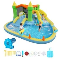 Parc-acvatic-gonflabil-4-0-m-castel-cu-trambulină-tobogan-baschet-și-piscină