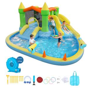 Parc-acvatic-gonflabil-4-0-m-castel-cu-trambulină-tobogan-baschet-și-piscină
