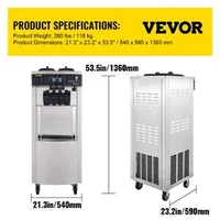 Mașină-profesională-pentru-înghețată-moale-2200-W-28-l-h-3-arome-cu-control-LCD