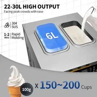 Mașină-de-blat-pentru-înghețată-soft-și-iaurt-înghețat-2200W-30-L-h-3-arome