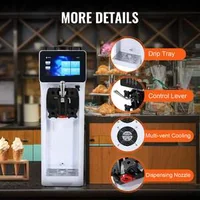 Mașină-compactă-pentru-înghețată-moale-și-iaurt-înghețat-10-20-L-h-design-alb