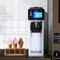 Mașină-compactă-pentru-înghețată-moale-și-iaurt-înghețat-10-20-L-h-design-alb