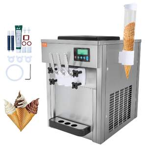 Mașină-comercială-de-înghețată-soft-pe-blat-3-arome-panou-LCD-și-curățare-automată