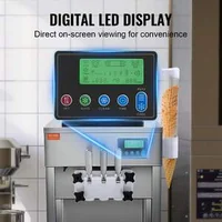 Mașină-comercială-de-înghețată-soft-pe-blat-3-arome-panou-LCD-și-curățare-automată