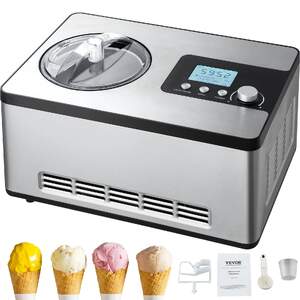Mașină-automată-pentru-înghețată-și-gelato-1-9-L-model-argintiu-cu-compresor-încorporat