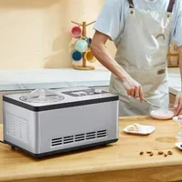 Mașină-automată-pentru-înghețată-și-gelato-1-9-L-model-argintiu-cu-compresor-încorporat
