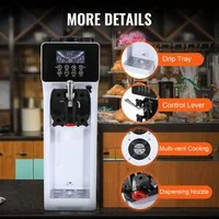 Mașină-compactă-pentru-înghețată-soft-10-L-h-o-singură-aromă-cu-control-LCD