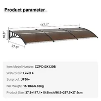 Copertină-din-policarbonat-pentru-ușă-și-fereastră-96-x-100-cm-protecție-UV-și-rezistență-la-ploaie