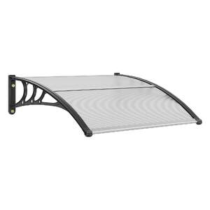 Copertină-din-policarbonat-pentru-ușă-și-fereastră-101-x-101-cm-UPF-50-protecție-completă-împotriva-ploii-și-zăpezii