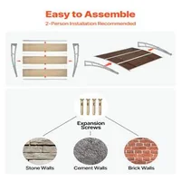 Copertină-din-policarbonat-pentru-ușă-de-intrare-100-x-150-cm-maro-cu-console-metalice