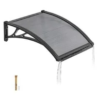 Copertină-gri-fumuriu-pentru-ușă-și-fereastră-60-x-60-cm-console-ABS-și-protecție-UV