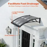 Copertină-gri-fumuriu-pentru-ușă-și-fereastră-60-x-60-cm-console-ABS-și-protecție-UV