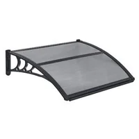 Copertină-pentru-ușă-din-policarbonat-gri-fumuriu-75-x-100-cm-console-ABS-și-protecție-UV
