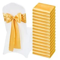 Panglici-elastice-decorative-pentru-scaune-50-de-bucăți-aurii-cu-cataramă