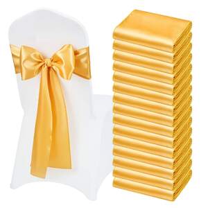 Panglici-elastice-decorative-pentru-scaune-50-de-bucăți-aurii-cu-cataramă