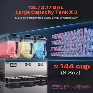 Aparat-profesional-de-granita-36-L-3-recipiente-pentru-cocktailuri-margarita-și-smoothie-uri