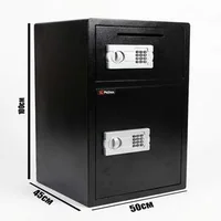 Seif-de-204-litri-cu-acces-dublu-Sistem-cu-cod-și-cheie