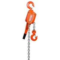 Palan-manual-cu-lanț-și-pârghie-capacitate-3-tone-5-8m-oțel-carbon-galvanizat-G80-cu-frână-cu-clichet-dublu-lanț-cu-ghidare-automată-și-cârlig-rotativ-la-360