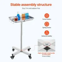 Masă-Mayo-mobilă-din-oțel-inoxidabil-cu-tavă-detașabilă-și-înălțime-reglabilă