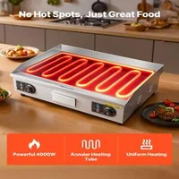 Placă-electrică-profesională-655x400-mm-4000W-până-la-300-C