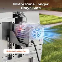 Grătar-cu-rotisor-electric-60-kg-4-niveluri-de-înălțime-oțel-inoxidabil