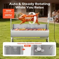 Grătar-cu-rotisor-electric-60-kg-4-niveluri-de-înălțime-oțel-inoxidabil