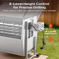 Grătar-cu-rotisor-electric-60-kg-4-niveluri-de-înălțime-oțel-inoxidabil