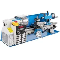 Mini-strung-metalic-550-W-cu-viteză-variabilă-până-la-2250-rpm-Include-mandrină-cu-3-bacuri-precizie-și-afișaj-digital-pentru-prelucrare-metal-cu-cutie-de-scule