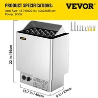 Sobă-electrică-pentru-saună-9-kW-Mod-umed-și-uscat-control-încorporat