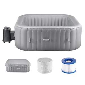 Cadă-cu-hidromasaj-pătrată-gonflabilă-pentru-4-6-persoane-Spa-de-grădină-portabil-185x185-cm