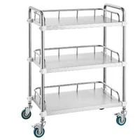 Cărucior-medical-mobil-din-oțel-inoxidabil-cărucior-de-laborator-din-oțel-inoxidabil