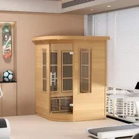 Saună-cu-infraroșu-pentru-două-persoane-1850-W-lemn-natural-spa-acasă