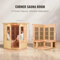 Saună-cu-infraroșu-pentru-două-persoane-1850-W-lemn-natural-spa-acasă