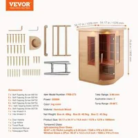 Saună-cu-infraroșu-pentru-două-persoane-1850-W-lemn-natural-spa-acasă