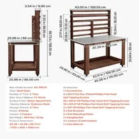 Masă-de-lucru-pentru-grădină-stație-cu-blat-din-oțel-inoxidabil-115x66-cm