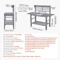 Masă-de-lucru-pentru-grădină-cu-chiuvetă-reglabilă-94-140-cm-gri