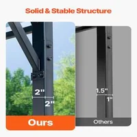 Copertină-metalică-pentru-automobile-5-8x7-5x3-77-metri-garaj-dublu-masiv-Heavy-Duty