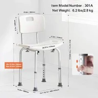 Scaun-ergonomic-pentru-baie-cu-spătar-înălțime-reglabilă-159-kg