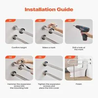 Mâner-de-sprijin-pliabil-cu-picior-80-cm-oțel-inoxidabil-136-kg