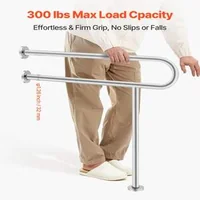 Mâner-de-sprijin-pliabil-cu-picior-80-cm-oțel-inoxidabil-136-kg