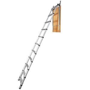 Scară-telescopică-pentru-mansardă-capacitate-160-kg-100-x-60-cm-prelungitor-multifuncțional-din-aluminiu-ușoară-și-portabilă