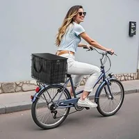 Coș-posterior-pliabil-pentru-bicicletă-cu-prelată-impermeabilă-și-plasă