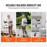 Cadru-de-mers-pliabil-2-în-1-cu-sprijin-pentru-antebrațe-cu-roți-reglabil