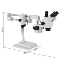 Microscop-stereo-trinocular-cu-mărire-3-5-90-suport-cu-braț-dublu-și-cap-rotativ