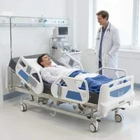 Pat-electric-premium-de-spital-cu-poziție-de-fotoliu-cardiac-CPR-și-Trendelenburg
