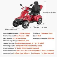 Scuter-electric-de-mobilitate-întărit-1000W-până-la-227-kg