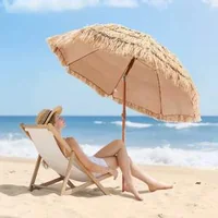Umbrelă-Tiki-tropicală-cu-efect-de-paie-183-cm-pentru-plajă-și-terasă
